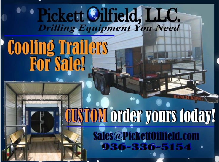 Cooling Trailers with blue background
